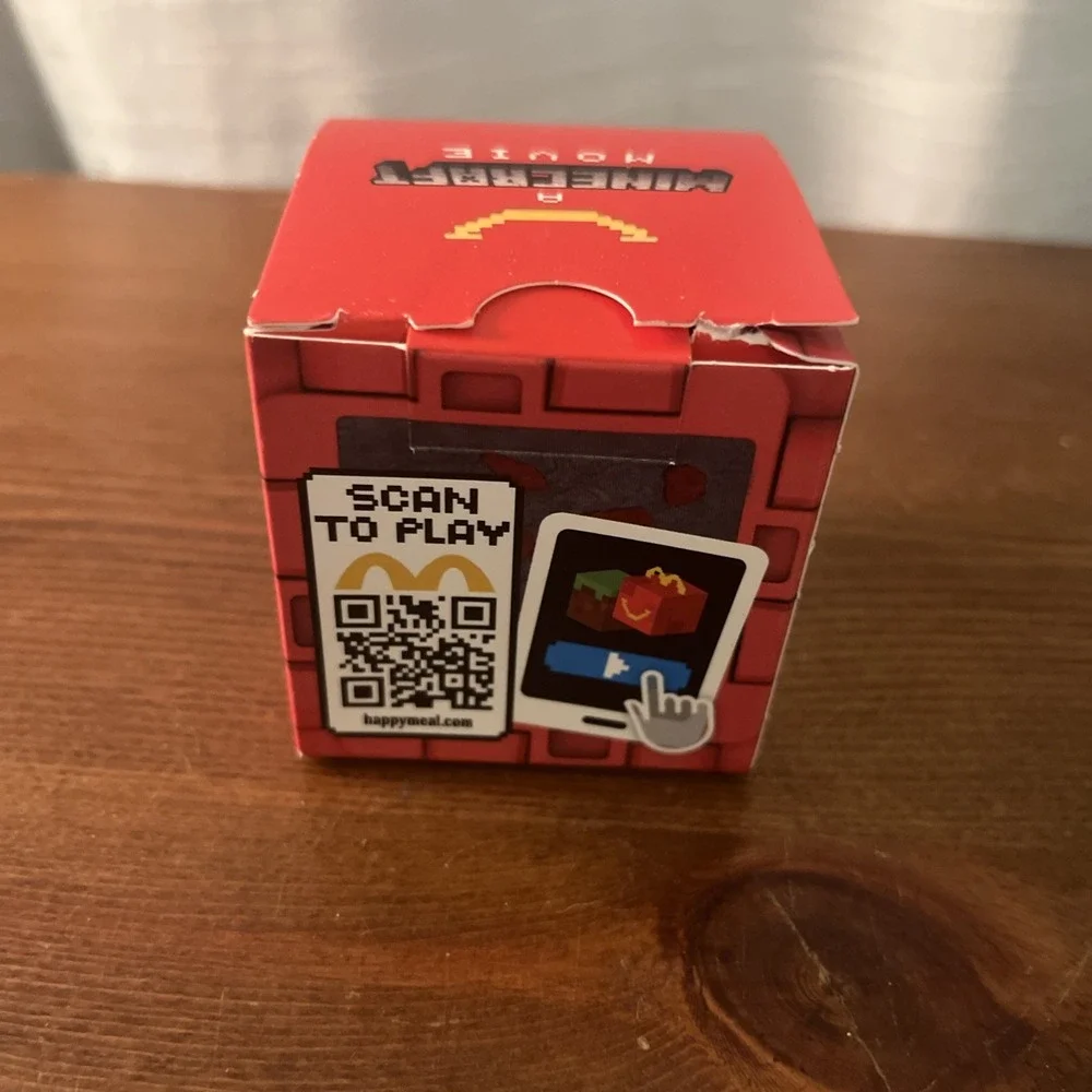 2025 McDonald's Minecraft‎ Happy Meal Toy #9 Redstone Block & Creeper